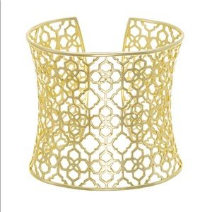 Kendra Scott Aimee Openwork Wrist Gold Cuff